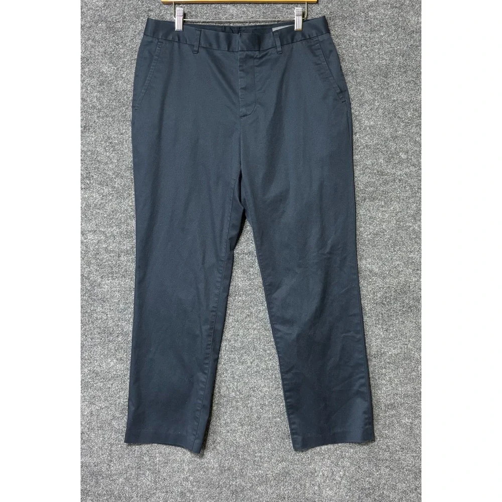 Bonobos Weekday Warrior Monday Straight Fit Pants Mens 33x30 Navy Blue Chino
